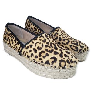 STEVE MADDEN Alexia Leopard Platform Espadrille